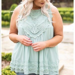 Lace tank